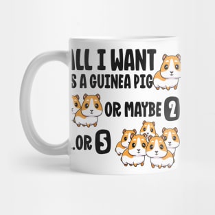 All I Want Is A Guinea Pig Shirts For Kids Boys Girls Gift Mug